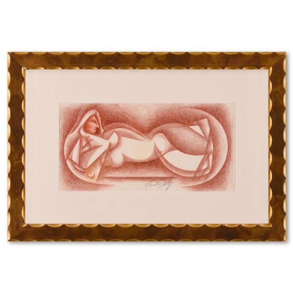 Neal Doty (1941-2016), Framed Original Drawing, Hand Signed with Letter of Authenticity.