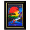 Image 1 : Peter Max- Original Mixed Media "Without Borders"