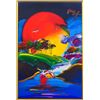 Image 2 : Peter Max- Original Mixed Media "Without Borders"