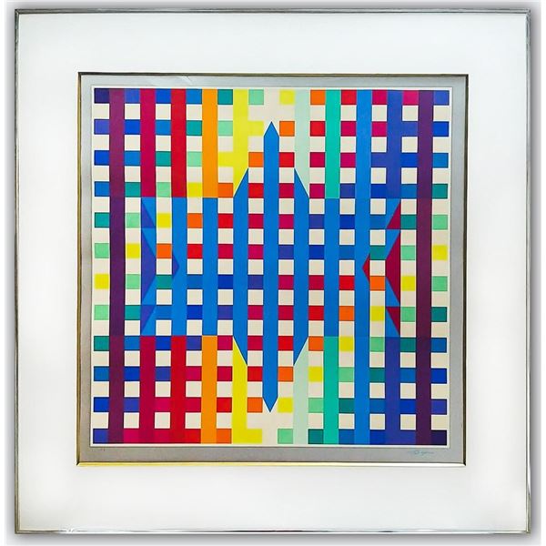Yaacov Agam- Original Lithograph "Untitled"