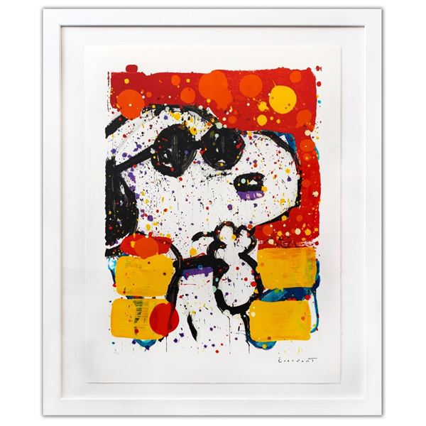 Tom Everhart- Hand Pulled Original Lithograph "Cool & Intelligent"