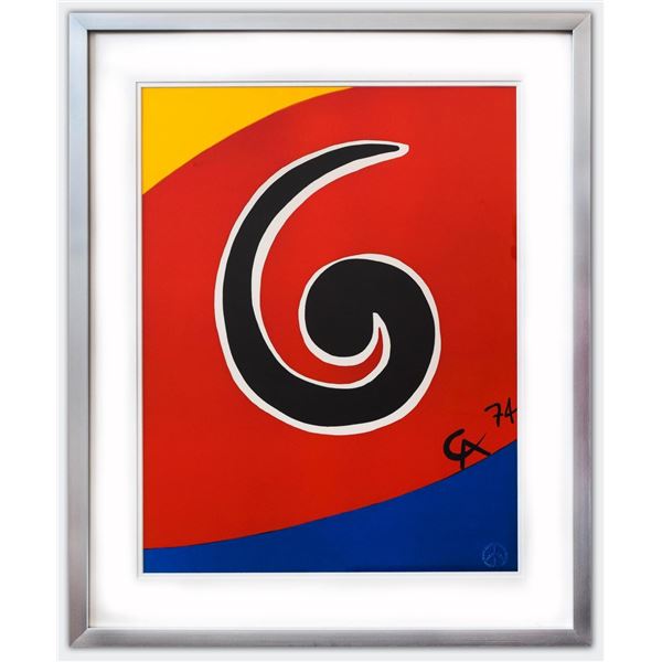 Alexander Calder- Lithograph on Arches Paper "Flying colors - Skywirl"