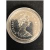 Image 2 : UNCIRCULATED 1974 CANADIAN SILVER DOLLAR {MADE OF SILVER NOT NICKEL}