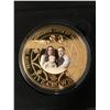 Image 1 : SWAROVSKI CRYSTAL  PRINCE GEORGE COMMERATIVE FIRST BIRTHDAY 5 CROWN UNCIRCULATED COIN WITH COA+BOX