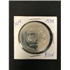 Image 1 : 1974  CANADIAN SILVER DOLLAR {MADE OF SILVER NOT NICKEL}