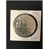 Image 1 : 1972  CANADIAN SILVER DOLLAR {MADE OF SILVER NOT NICKEL}