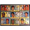 Image 1 : 1955 TOPPS BASEBALL CARD LOT