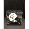 Image 1 : DAVID MONTGOMERY SIGNED FULLE SIZE SPEED HELMET IN DISPLAY CASE ( BECKETT COA)