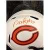 Image 2 : DAVID MONTGOMERY SIGNED FULLE SIZE SPEED HELMET IN DISPLAY CASE ( BECKETT COA)