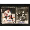 Image 1 : LOT OF 2 NHL SIGNED 8 X 10'S ) GILLIES, LUMLY)
