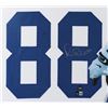 Image 2 : Michael Irvin Signed 33x37 Custom Framed Jersey Display (JSA COA) *SPORTS CARD EDITION*