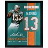 Image 1 : Dan Marino Signed 33x37 Custom Framed Jersey Display (JSA COA) *SPORTS CARD EDITION*