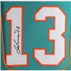 Image 2 : Dan Marino Signed 33x37 Custom Framed Jersey Display (JSA COA) *SPORTS CARD EDITION*