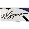 Image 2 : O.J. SIMPSON SIGNED BUFFALO BILLS MINI HELMET ( JSA COA)