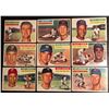 Image 1 : 1956 TOPPS BASEBALL CARD LOT
