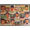 Image 1 : 1956 TOPPS BASEBALL CARD LOT