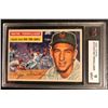 Image 1 : 1956 TOPPS #73 WAYNE TERWILLIGER (KSA 9 MINT)