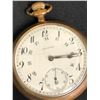 Image 2 : VINTAGE D.E. BLACK 24 HOUR 17 JEWEL POCKET WATCH