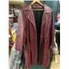 Image 1 : Vintage leather coat size not shown