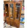 Image 1 : China cabinet missing shelves and front glass be creative use chicken wire and make it rustic