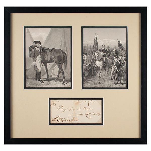 George Washington Signed Free Frank