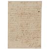 Image 1 : James Monroe Docketed Letter by Edward Carrington