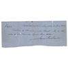 Image 1 : James Buchanan Autograph Check Signed