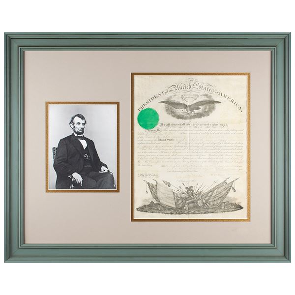 Abraham Lincoln Document Signed as President
