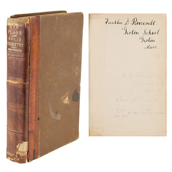 Franklin D. Roosevelt Signed Book