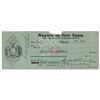 Image 1 : Franklin D. Roosevelt Signed Check