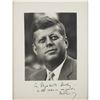 Image 1 : John F. Kennedy Signed Photograph