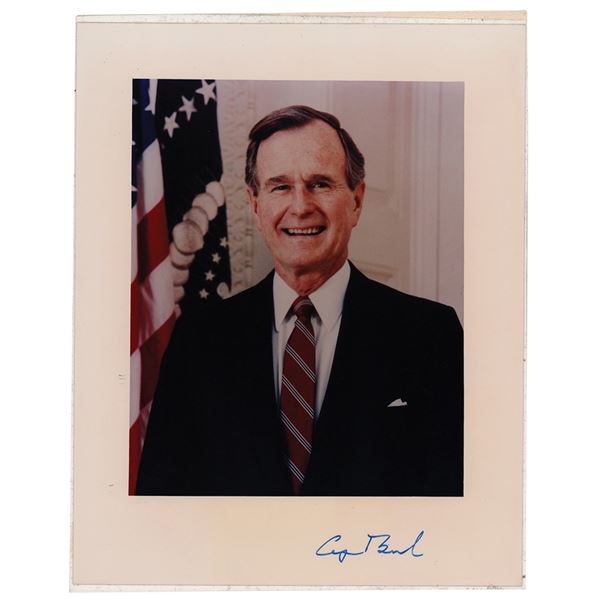 George Bush Signed Photograph