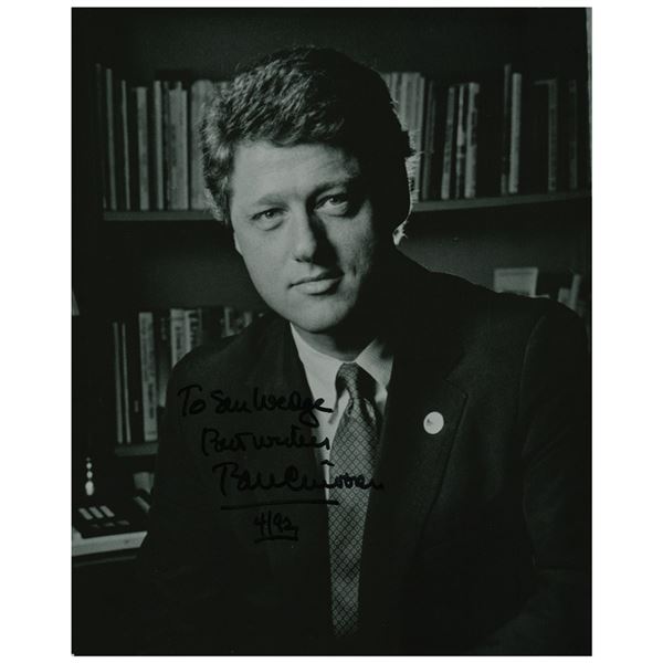 Bill Clinton Signed Photograph
