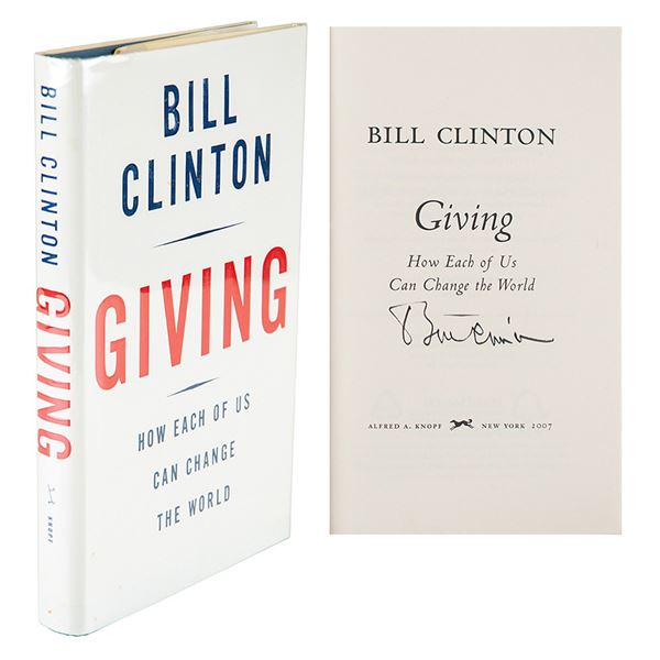 Bill Clinton Signed Book