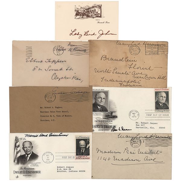 First Ladies (5) Signed Items