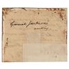 Image 2 : Andrew Jackson Autograph Endorsement Signed with Initials
