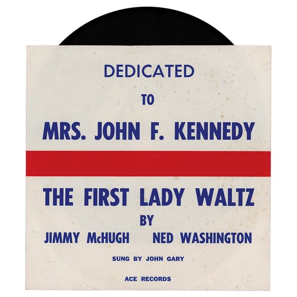 Jacqueline Kennedy Personally-Owned Record: 'The First Lady Waltz'