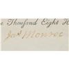 Image 3 : James Monroe Document Signed