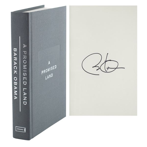 Barack Obama Signed Book