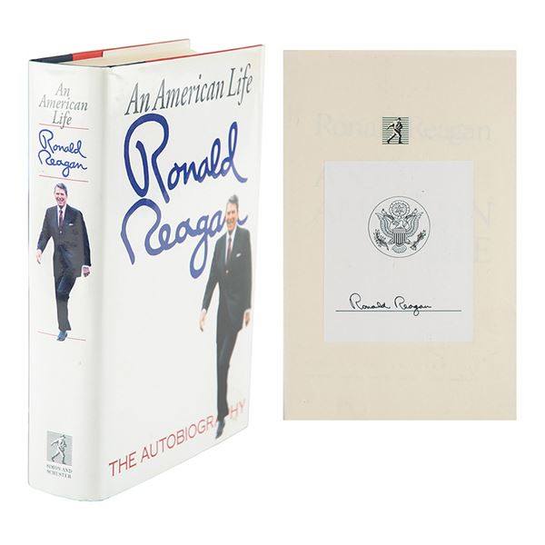 Ronald Reagan Signed Book