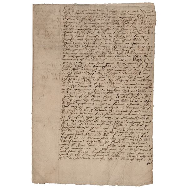 John Dudley Letter Signed