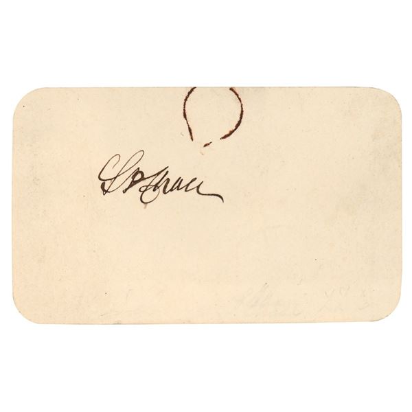 Salmon P. Chase Signature