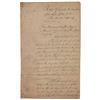 Image 1 : DeWitt Clinton Letter Signed