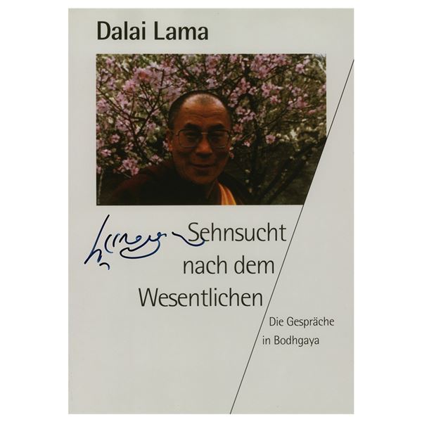 Dalai Lama Signed Photograph