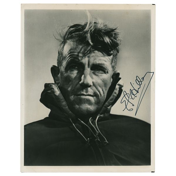 Edmund Hillary Signed Photograph
