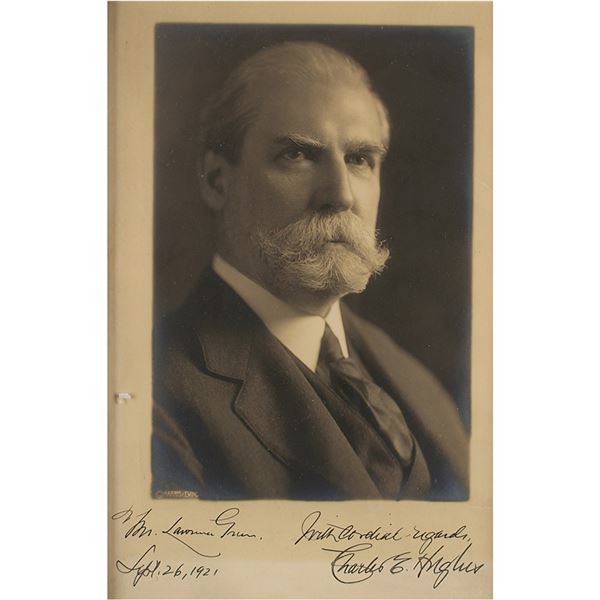 Charles Evans Hughes Signed Photograph