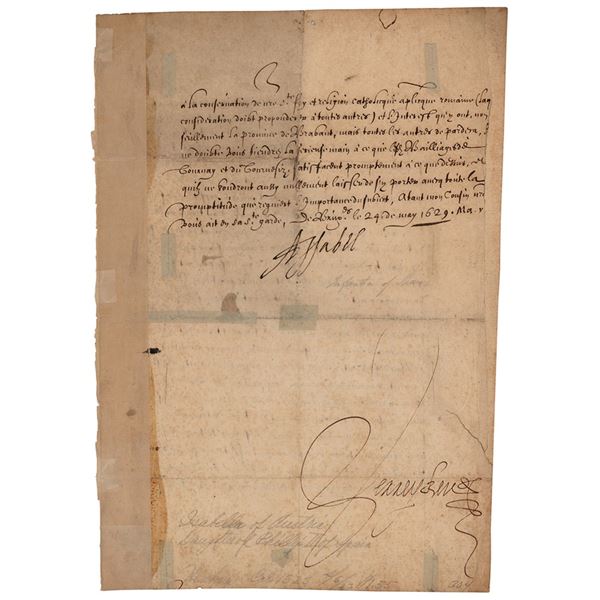 Isabella Clara Eugenia Letter Signed