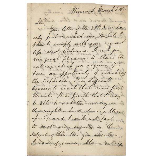 Austen Henry Layard Autograph Letter Signed