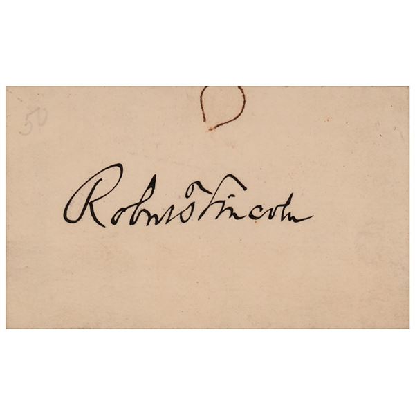 Robert Todd Lincoln Signature