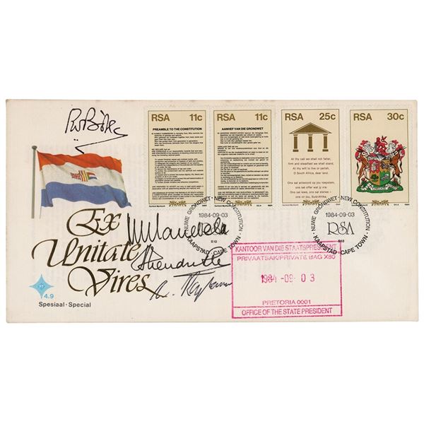Nelson Mandela Signed Commemorative Cover